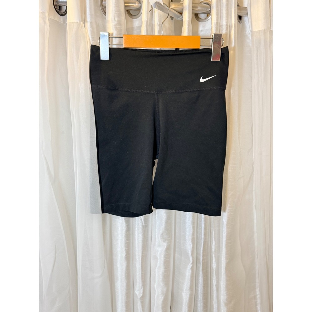 Nike Biker Shorts Womens Small Black Dri-FIT High Waisted DD0243-010